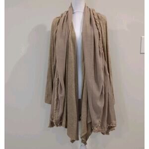 Onetheland Whimsical Fairy Cardigan Women's S Tan Renaissance